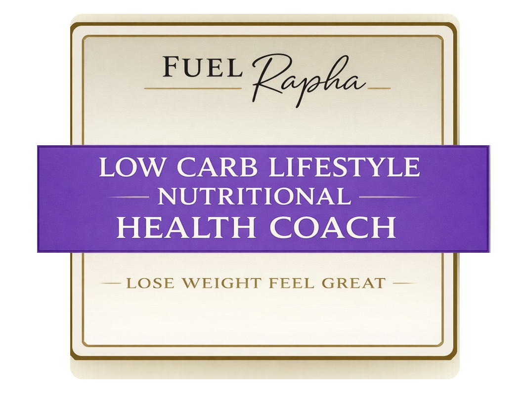 Fuel Rapha Low Carb Lifestyle Nutritional Health Coach Badge